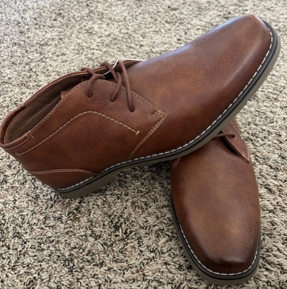 Stetson Men\'s Tan Leather Chukka Boots main image 4